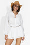 Robe Blanche Courte pour Dames d'Olivera Bogas