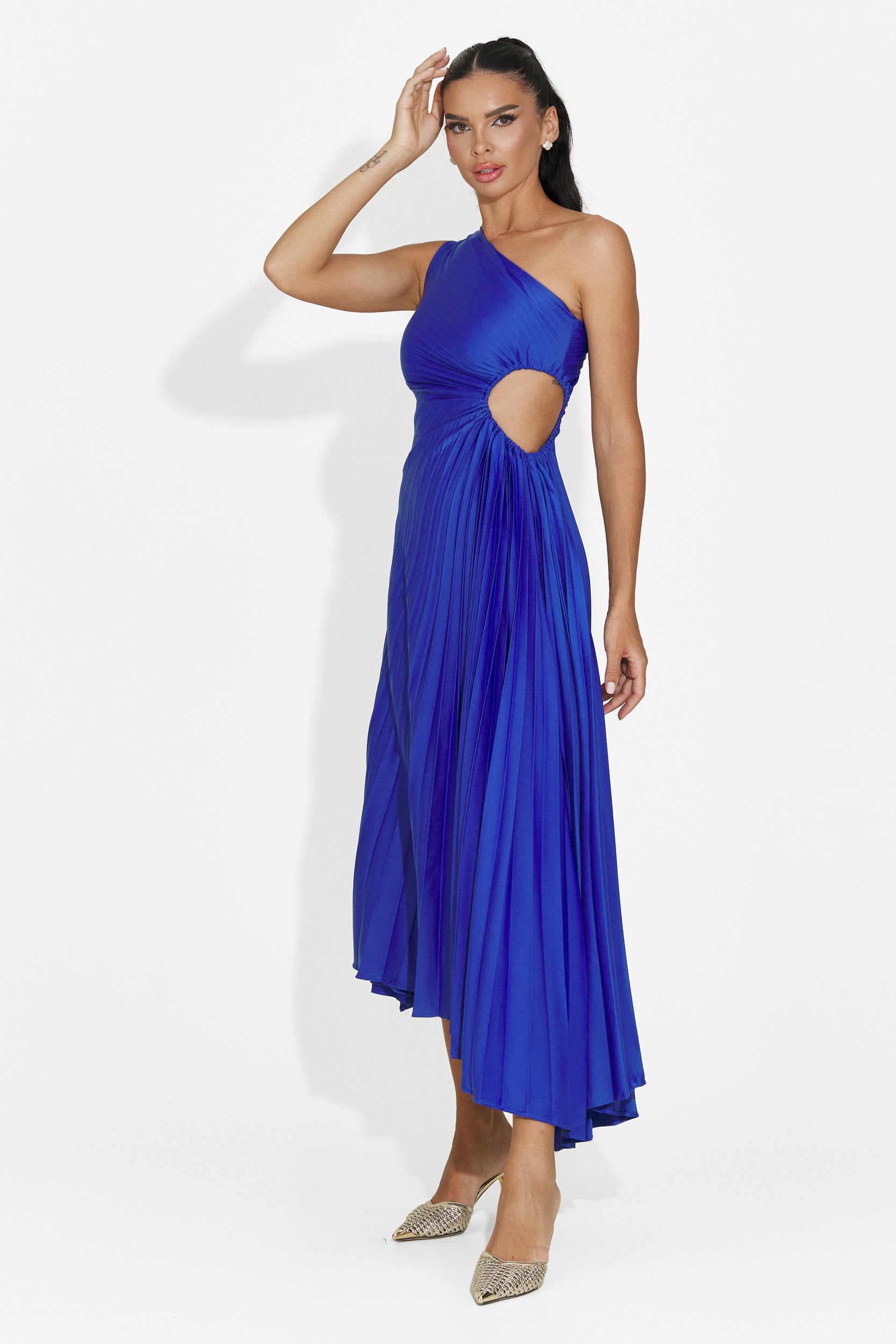 Women's short blue dress Delimia Bogas