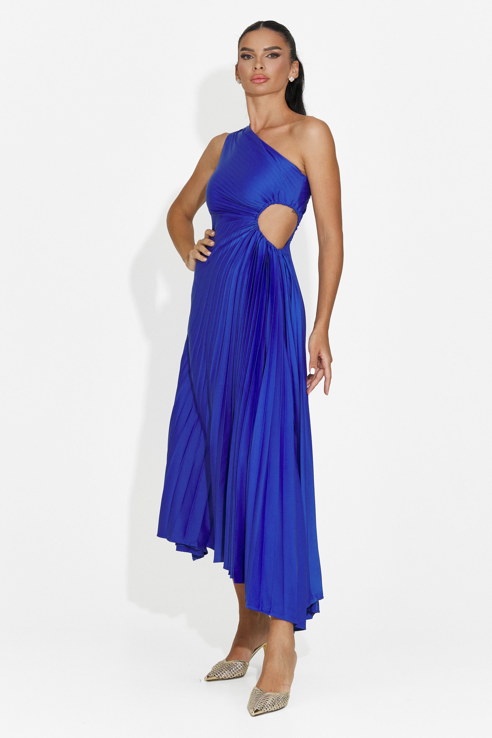 Women's short blue dress Delimia Bogas