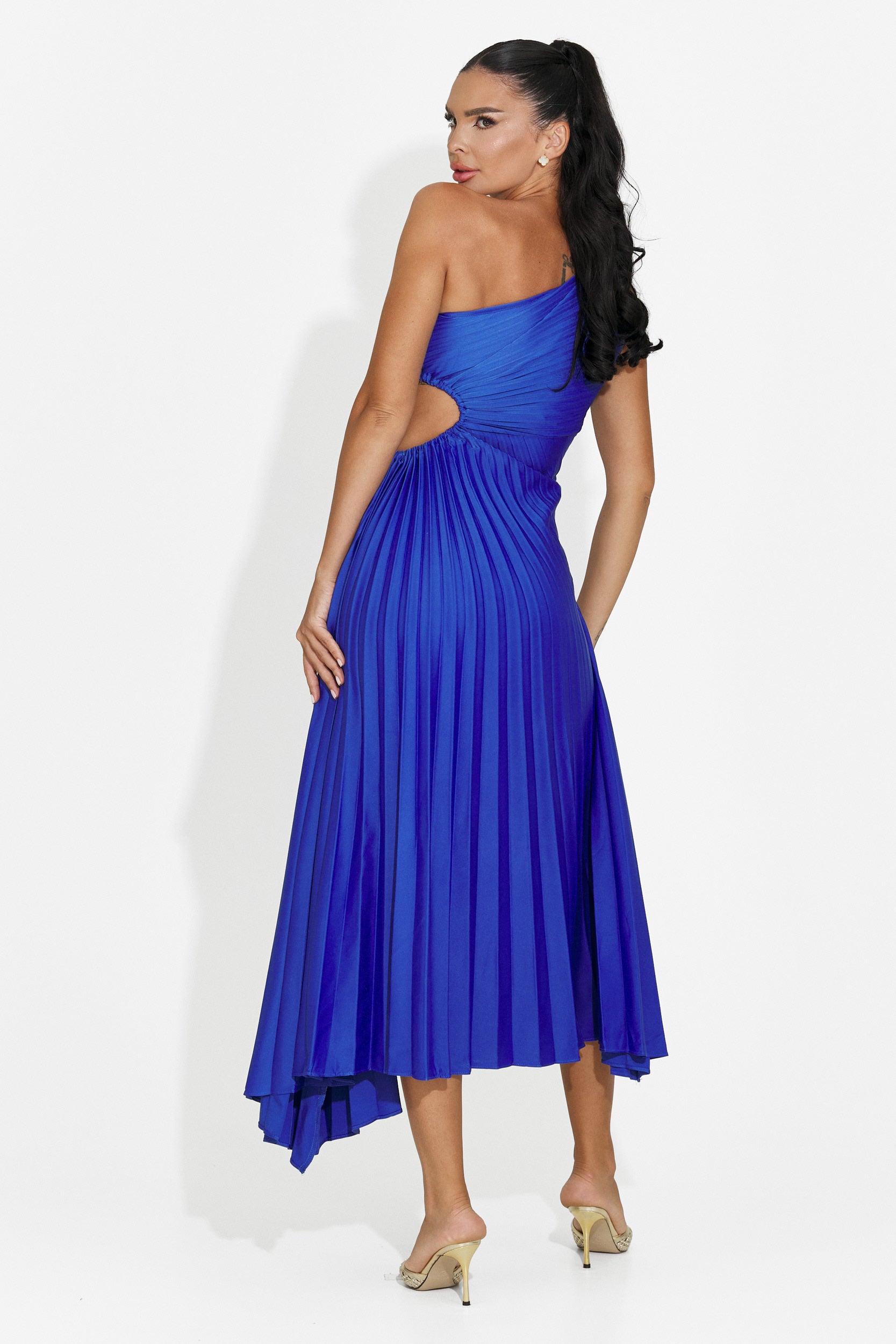 Women's short blue dress Delimia Bogas