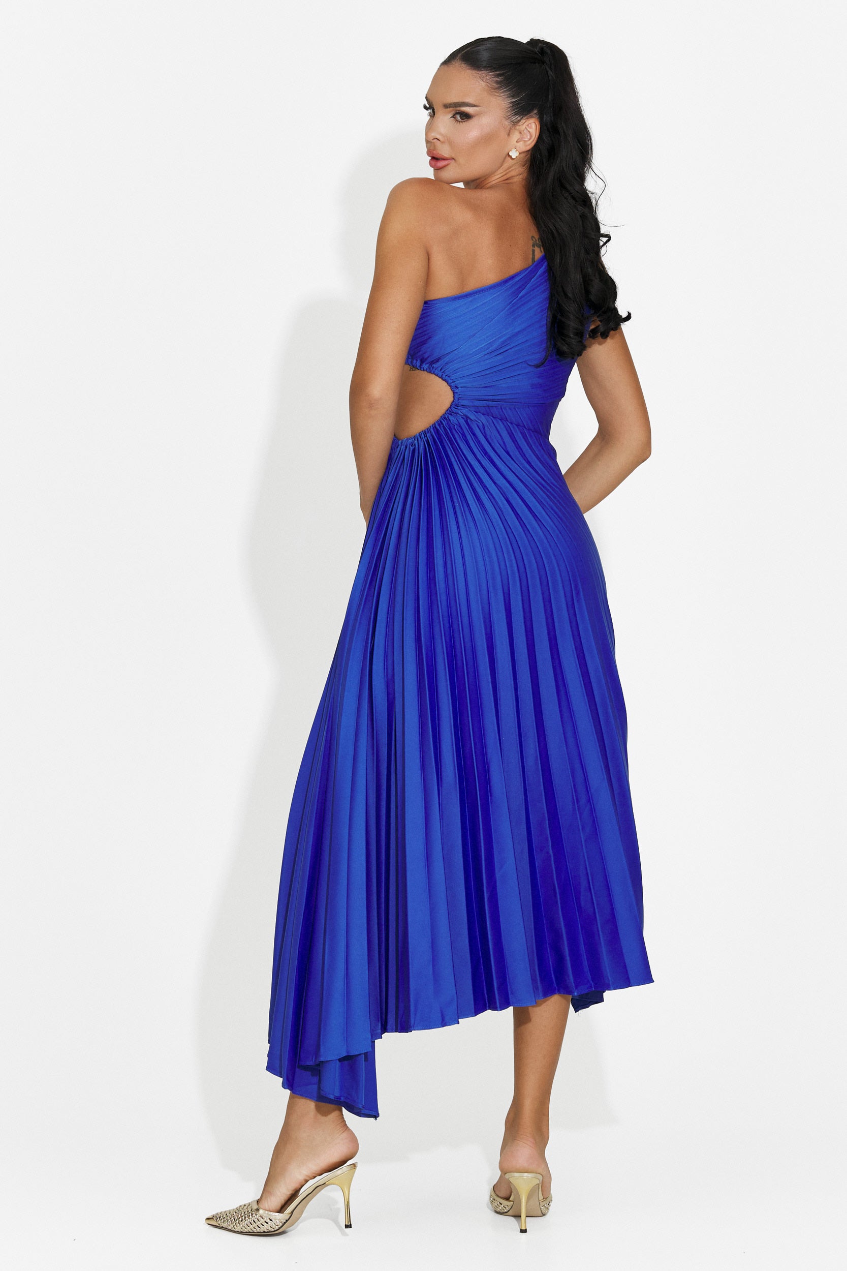 Women's short blue dress Delimia Bogas