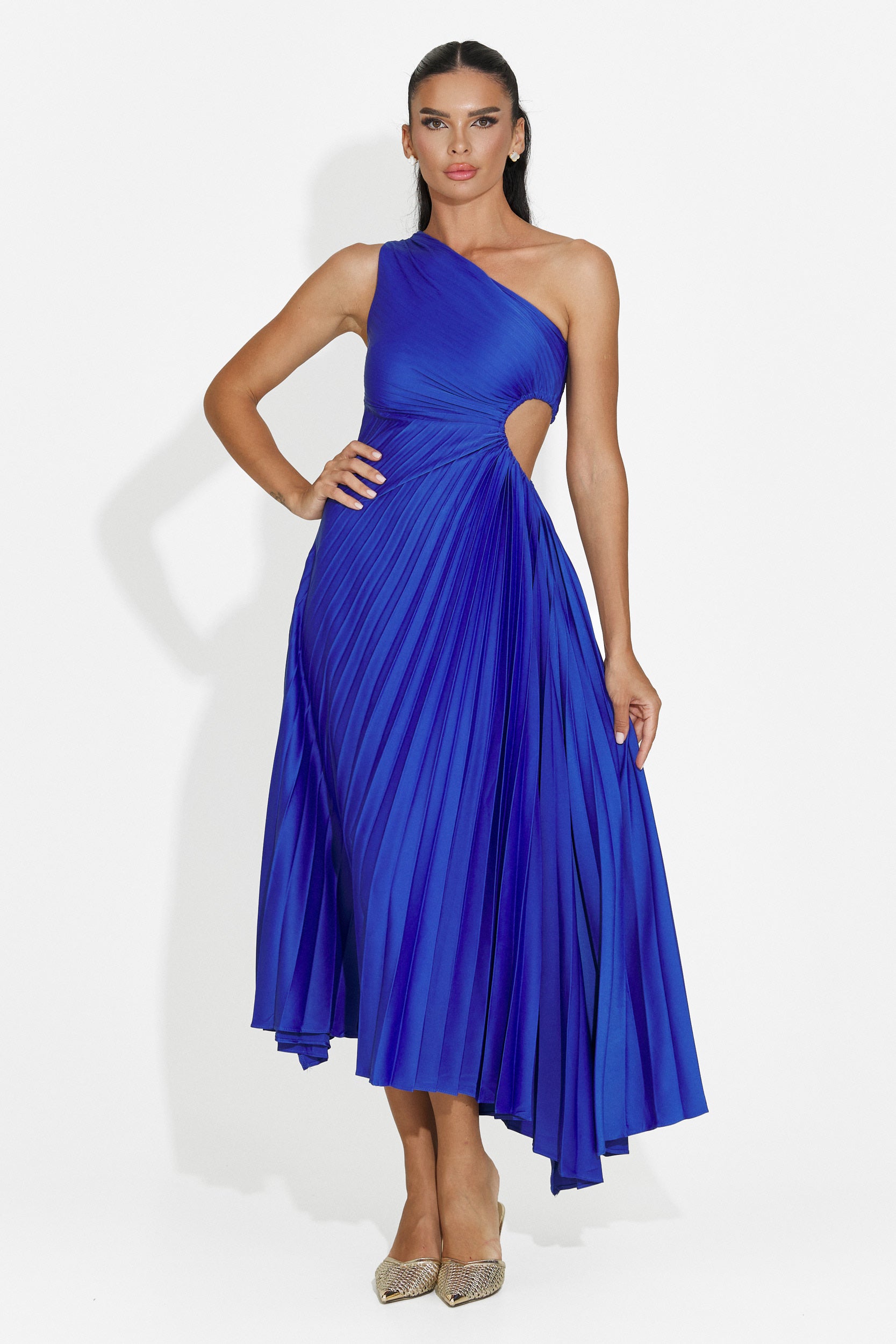 Women's short blue dress Delimia Bogas