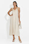 Vestido corto beige para mujer Clarinia Bogas