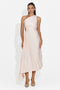 Women's short beige dress Delimia Bogas