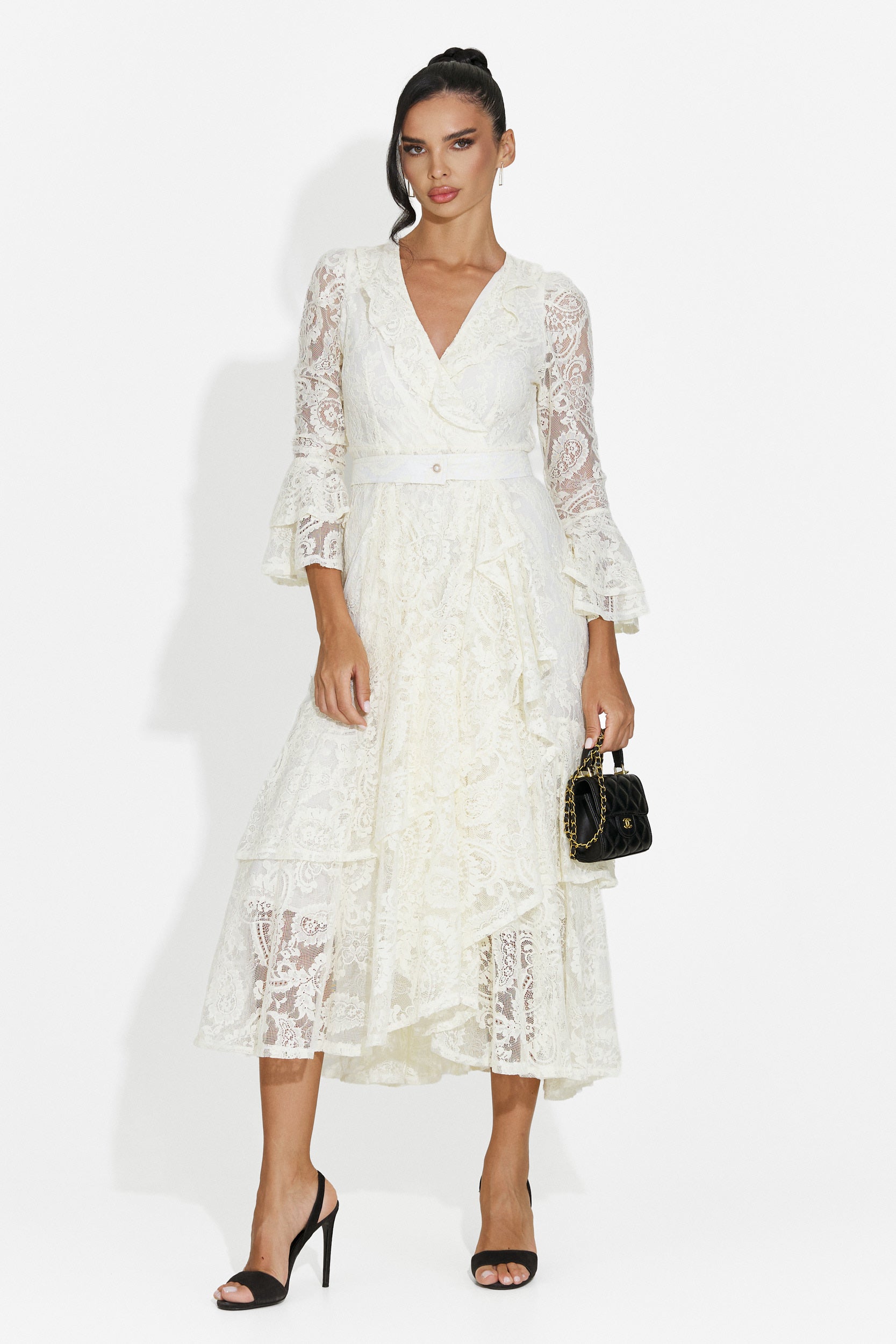 Short beige women's dress Nariam Bogas