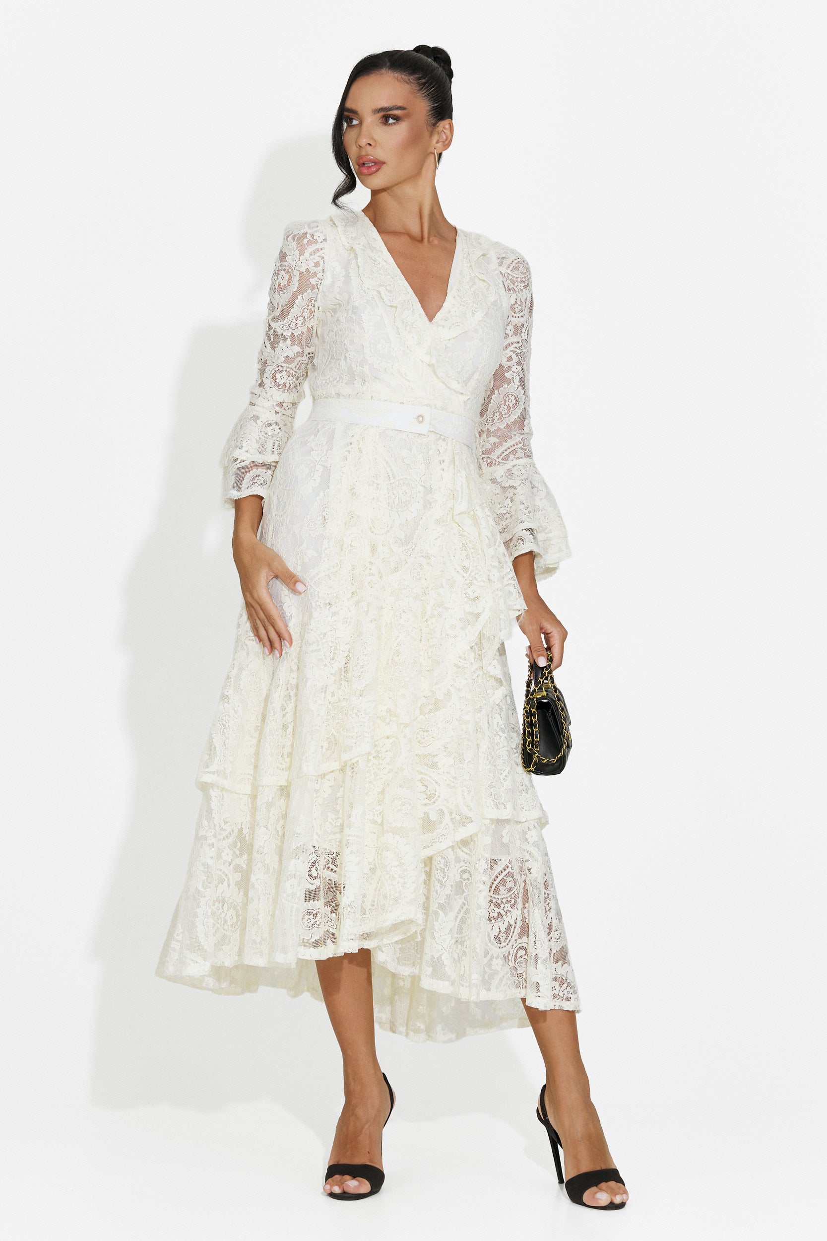 Short beige women's dress Nariam Bogas