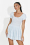 Short blue women's dress Althea Bogas