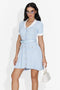 Rochie dama scurta bleu Casanda Bogas
