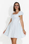 Women's short light blue dress Eliera Bogas