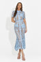 Women's short light blue dress Evadora Bogas