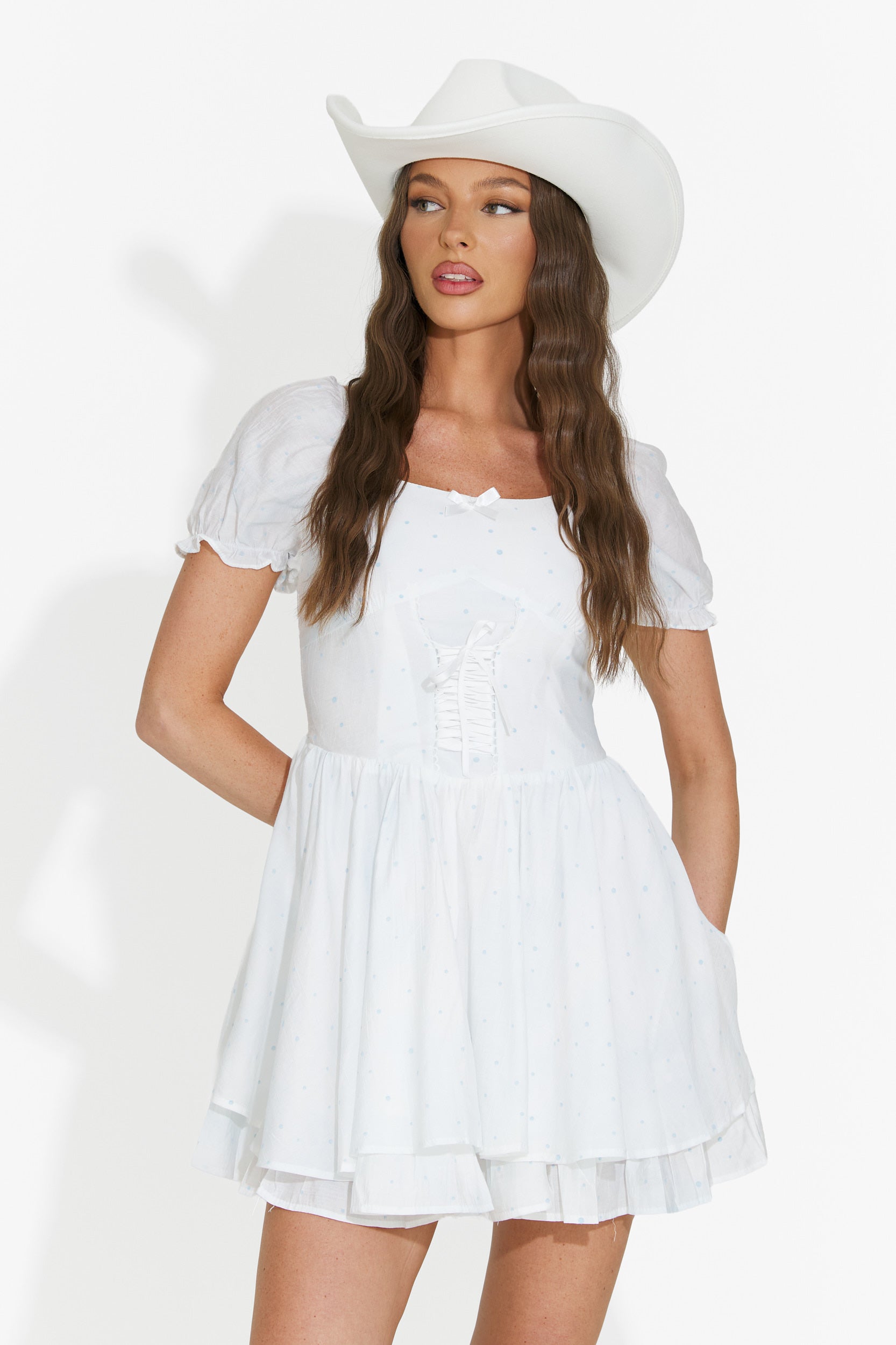 Short light blue dress Vadis Bogas