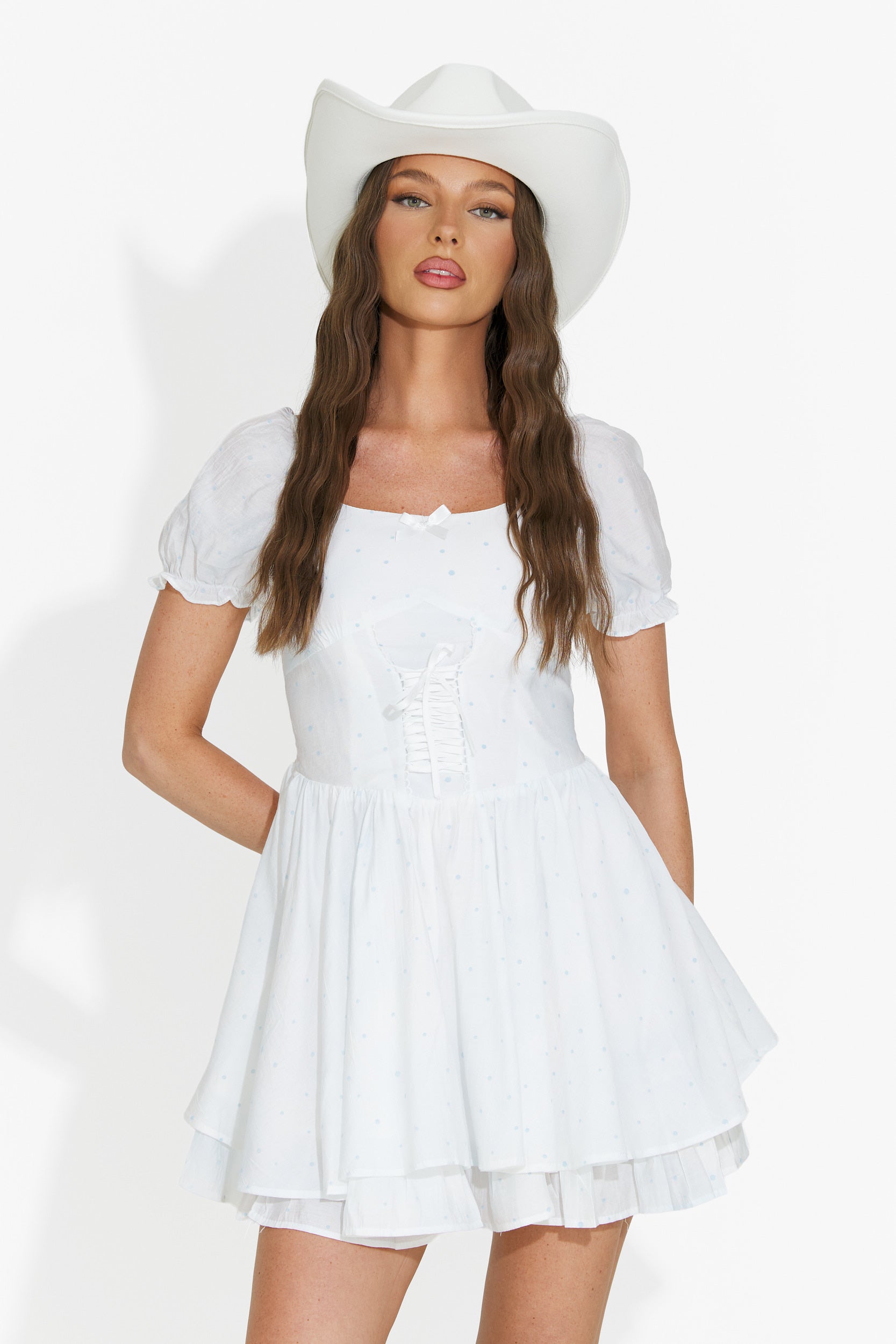 Short light blue dress Vadis Bogas