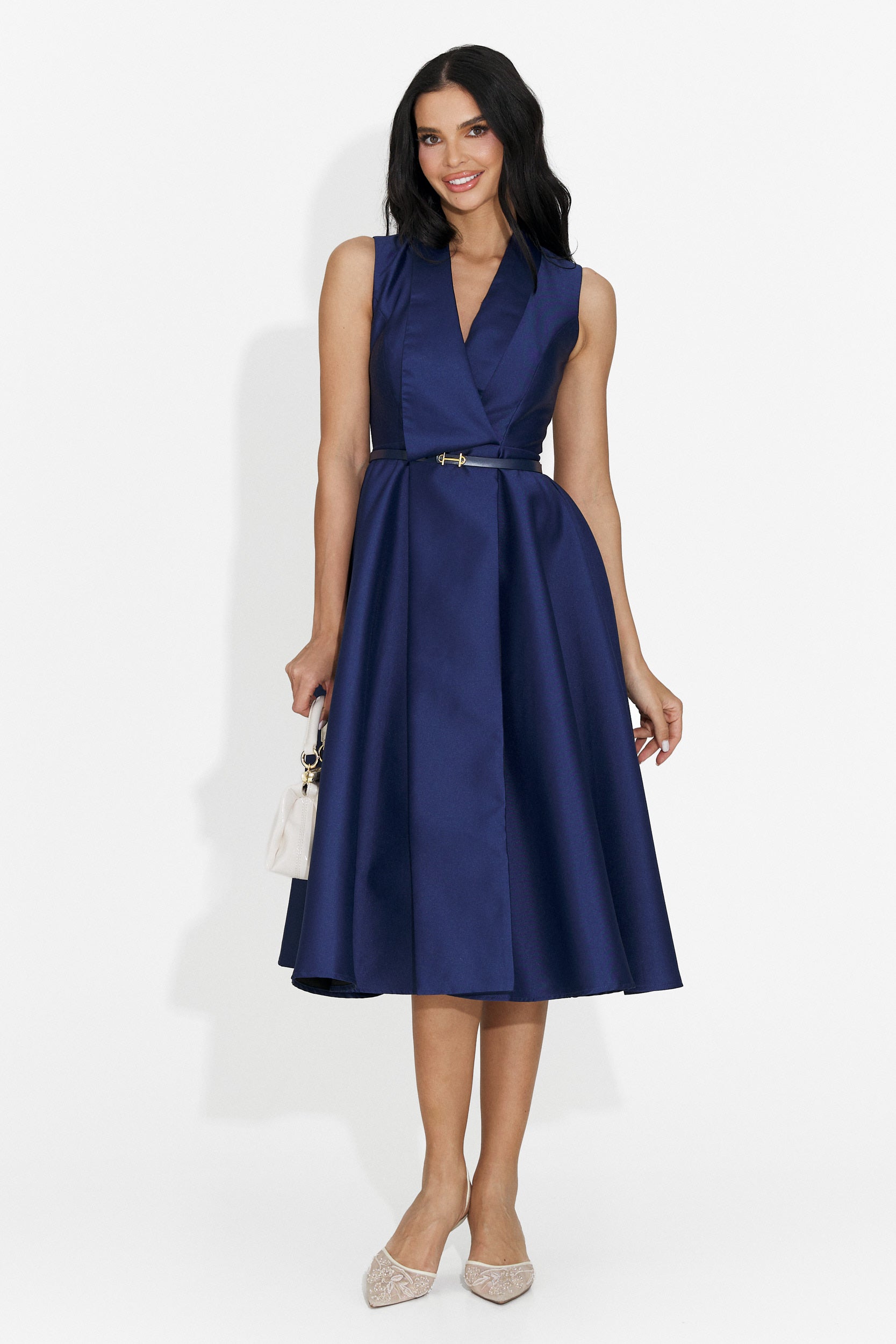 Vestido Corto Azul Marino de Kady Bogas para Mujeres