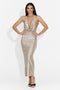 Rochie dama scurta crem Geohiana Bogas