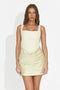 Women's short yellow dress Karamela Bogas