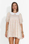 Women's short yellow dress Zelenia Bogas