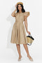 Rochie dama scurta maro Elerya Bogas
