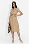Rochie dama scurta maro Jasmina Bogas