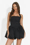 Short black women's dress Altira Bogas