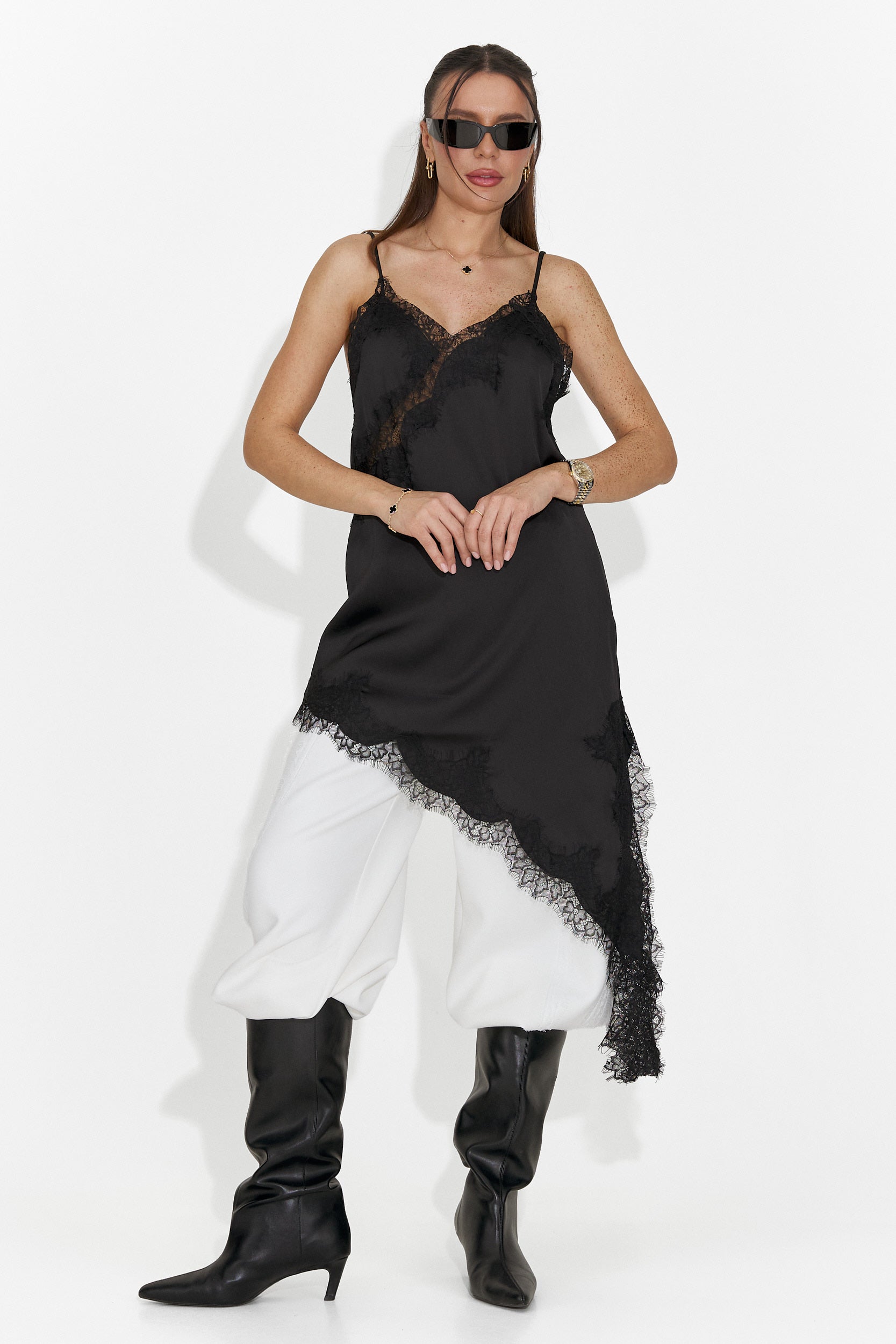 Robe femme courte noire Francisca Bogas