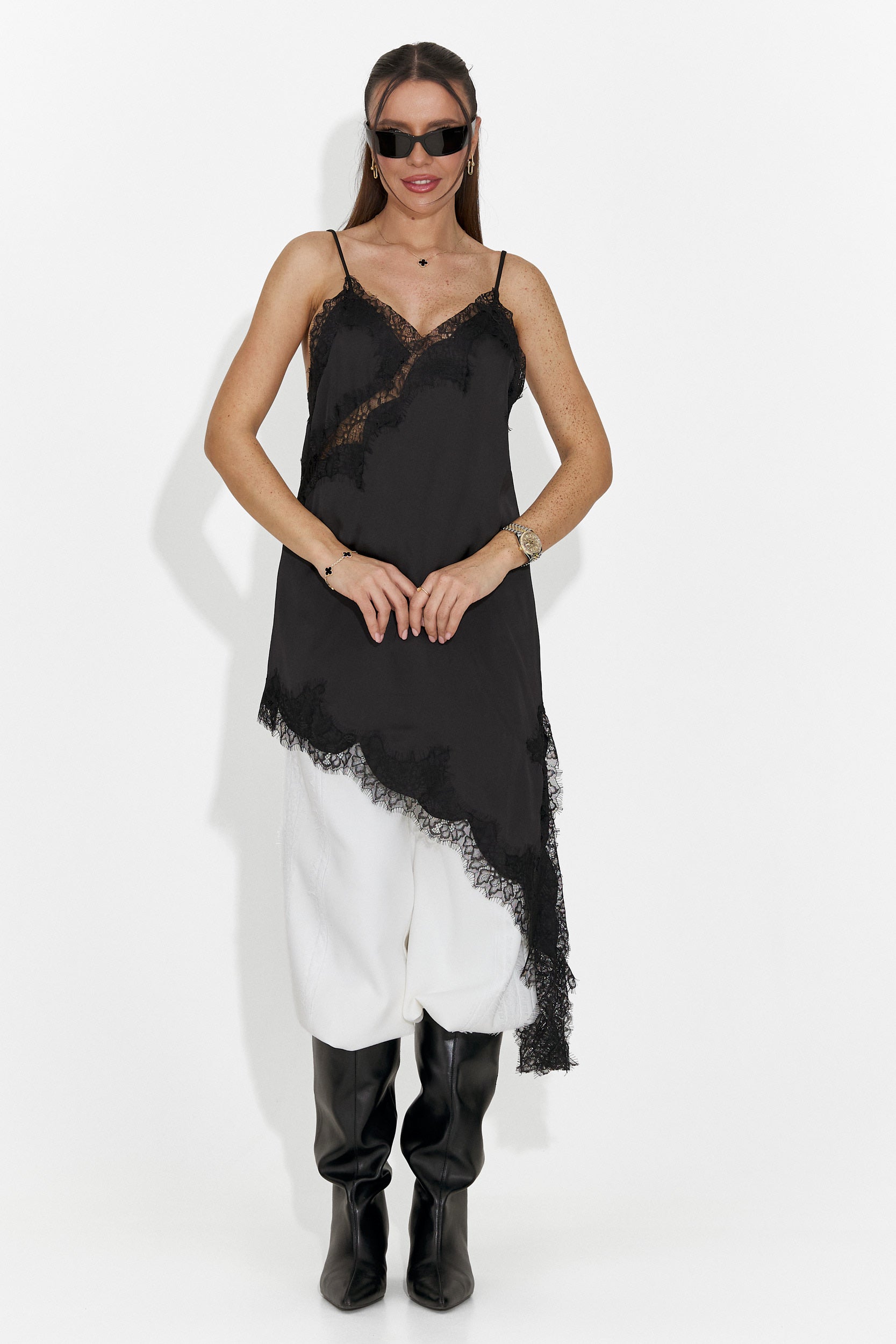 Robe femme courte noire Francisca Bogas