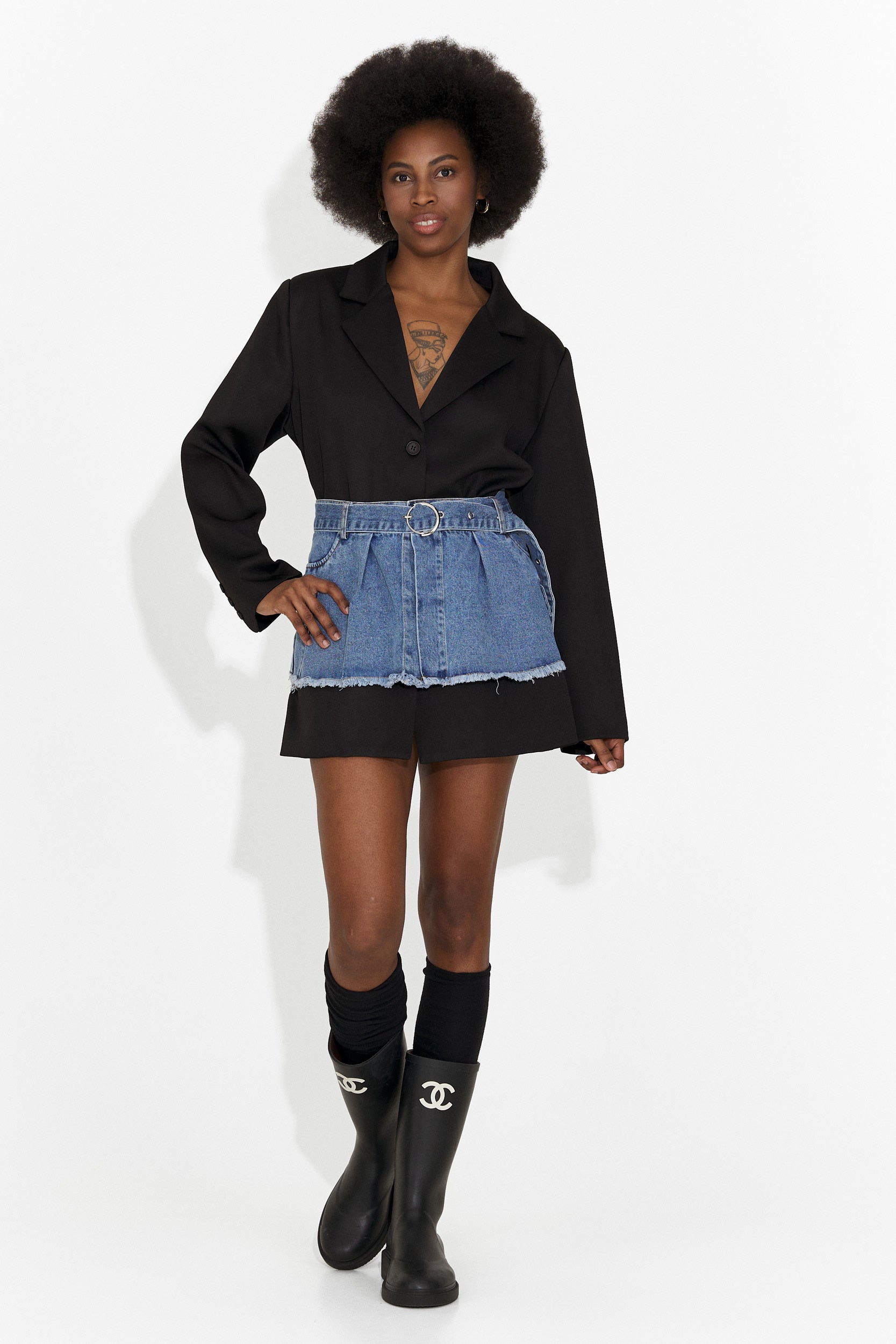 Izadora Bogas Short Black Dress for Women