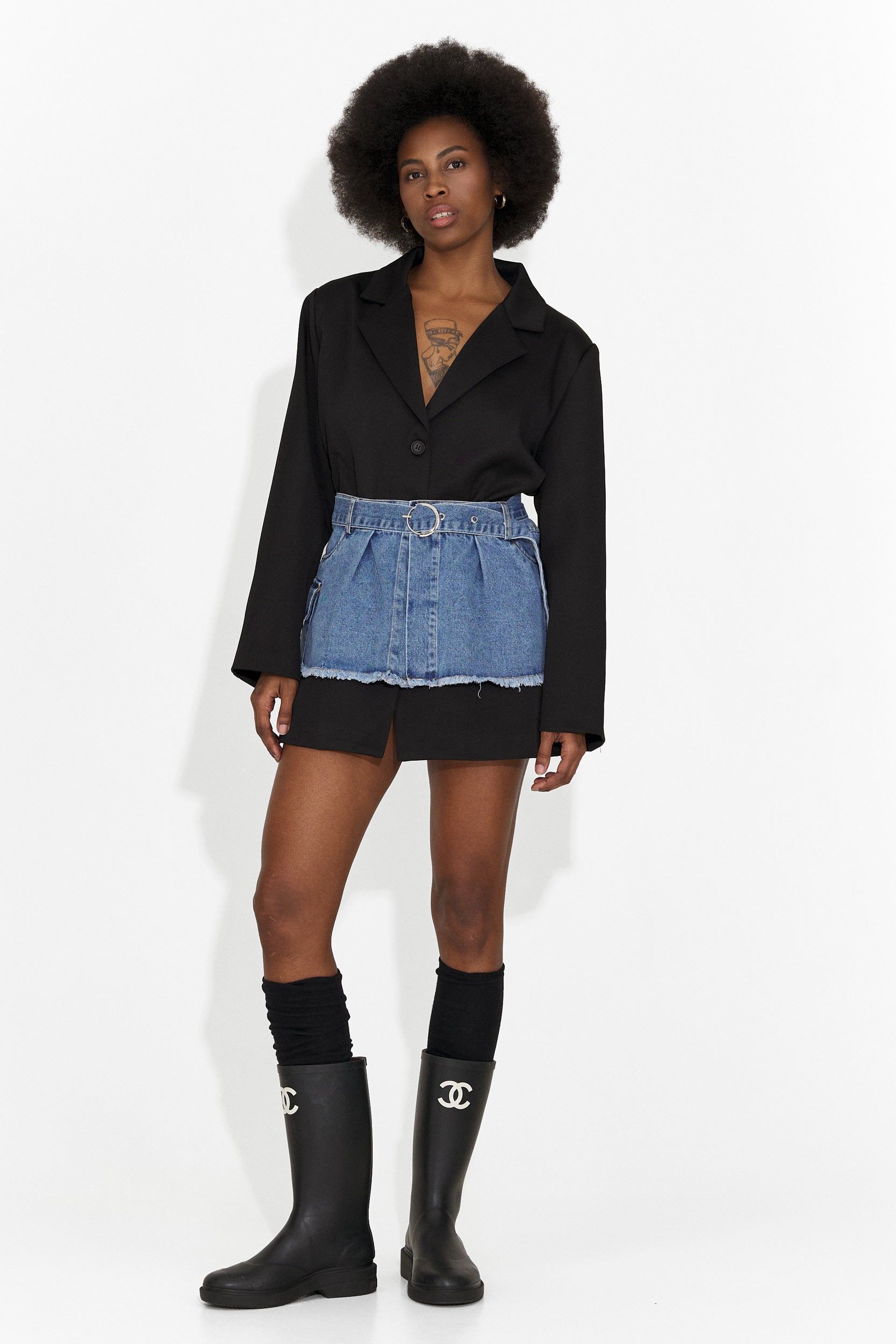 Izadora Bogas Short Black Dress for Women