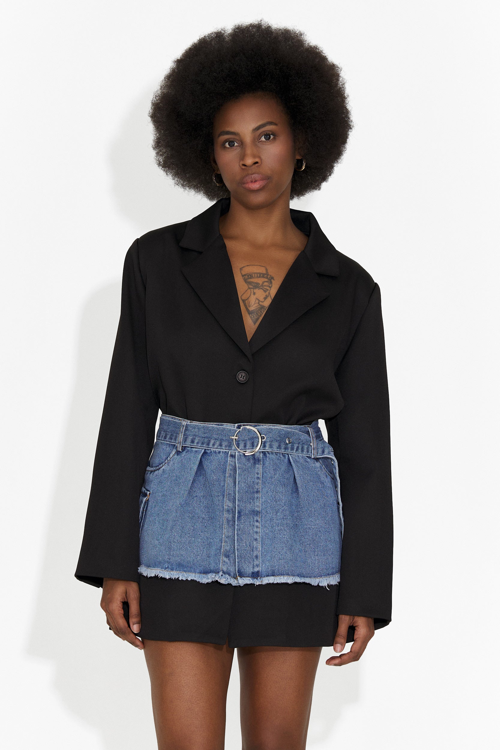 Izadora Bogas Short Black Dress for Women