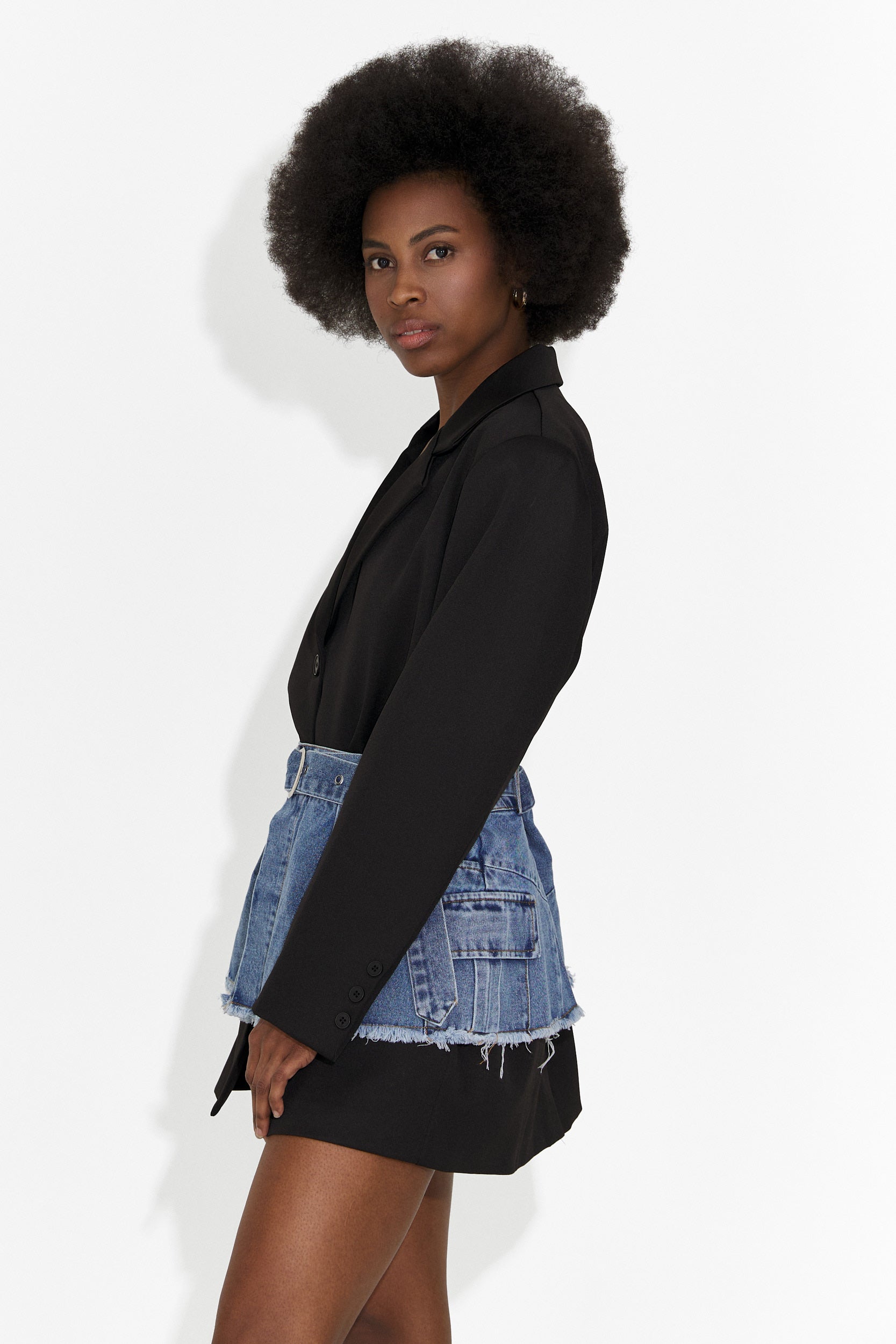 Izadora Bogas Short Black Dress for Women