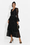 Short black women's dress Nariam Bogas