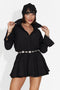 Robe Courte Noire pour Femmes d'Olivera Bogas