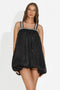 Black short women's dress Ryspa Bogas