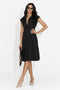 Vestido corto negro para mujer Yaldea Bogas