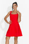 Robe femme courte rouge Betana Bogas