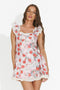 Robe Rouge Courte pour Femmes de Hisuka Bogas