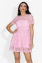 Avalina Bogas Short Pink Ladies Dress
