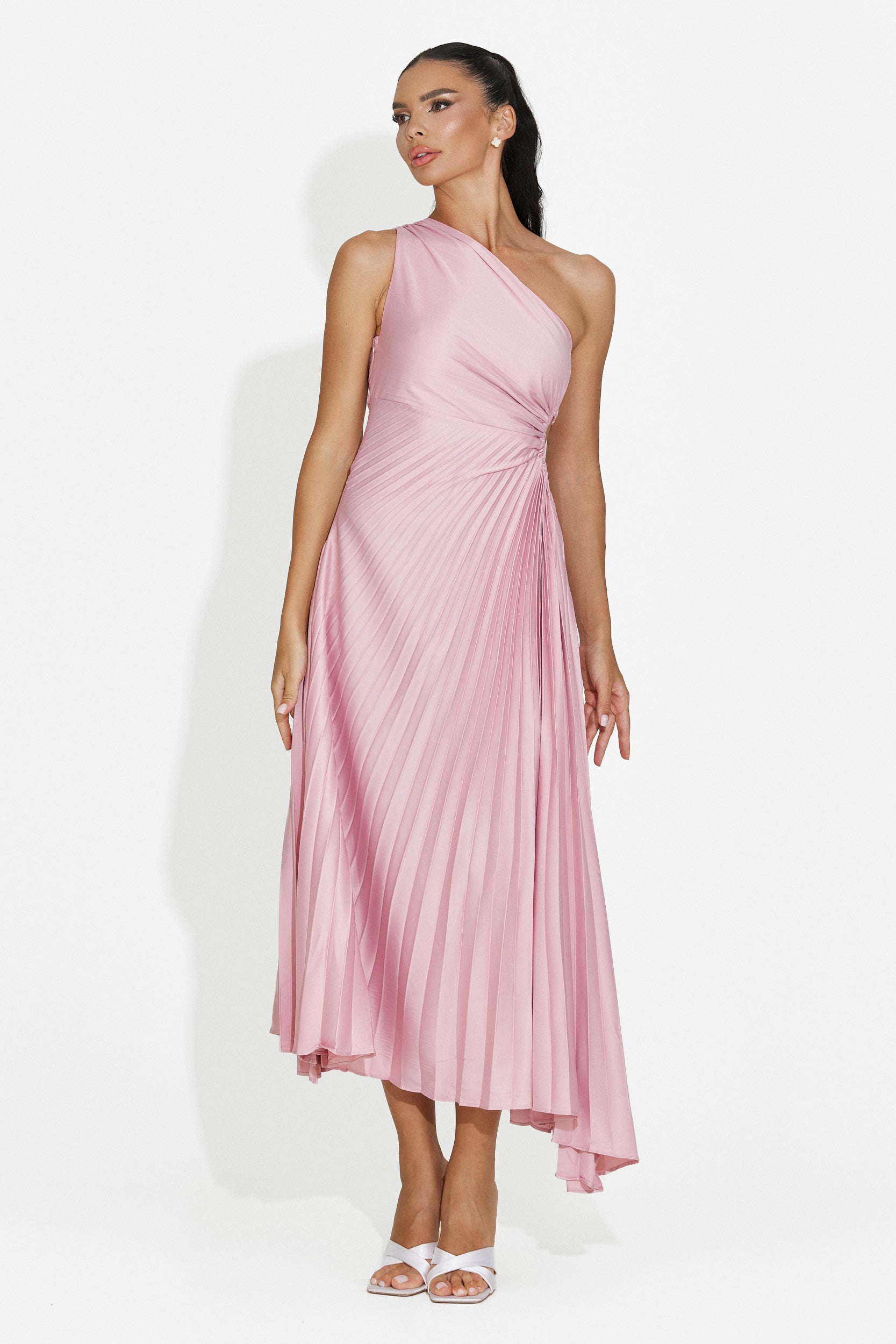 Women's short pink dress Delimia Bogas
