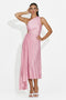 Women's short pink dress Delimia Bogas