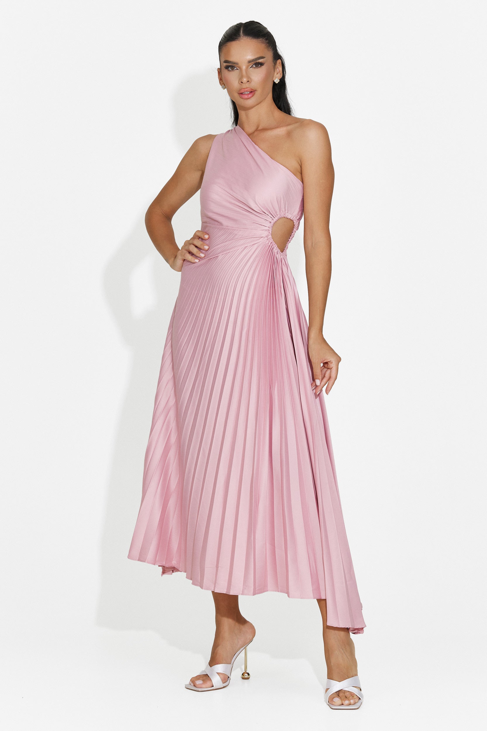 Women's short pink dress Delimia Bogas