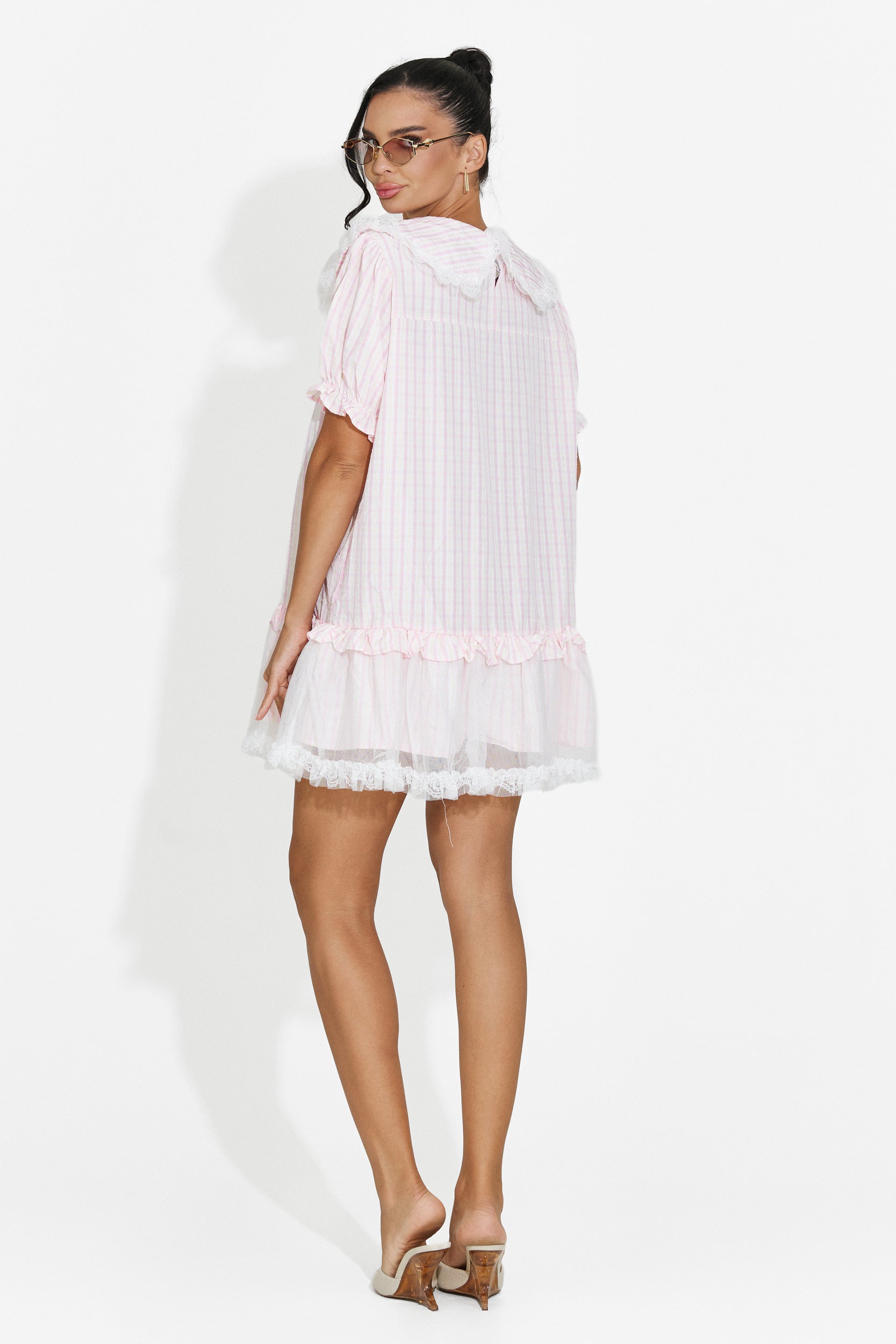 Women's short pink dress Liliama Bogas