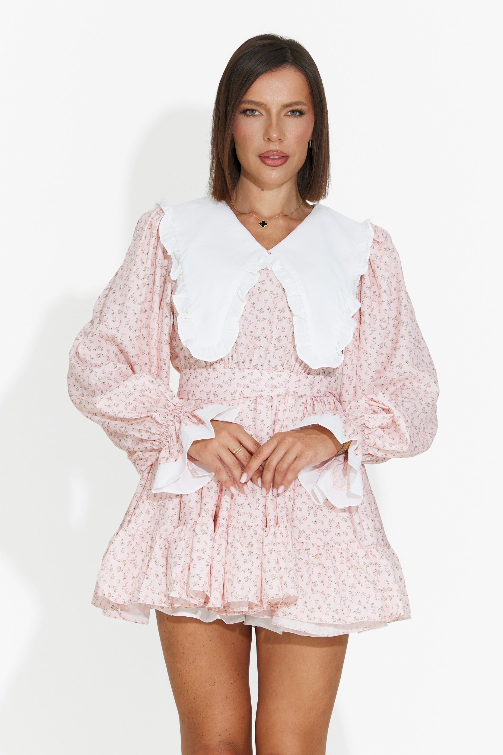 Short pink women's dress Trivaya Bogas