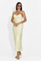Short yellow slip dress Ivorya Bogas