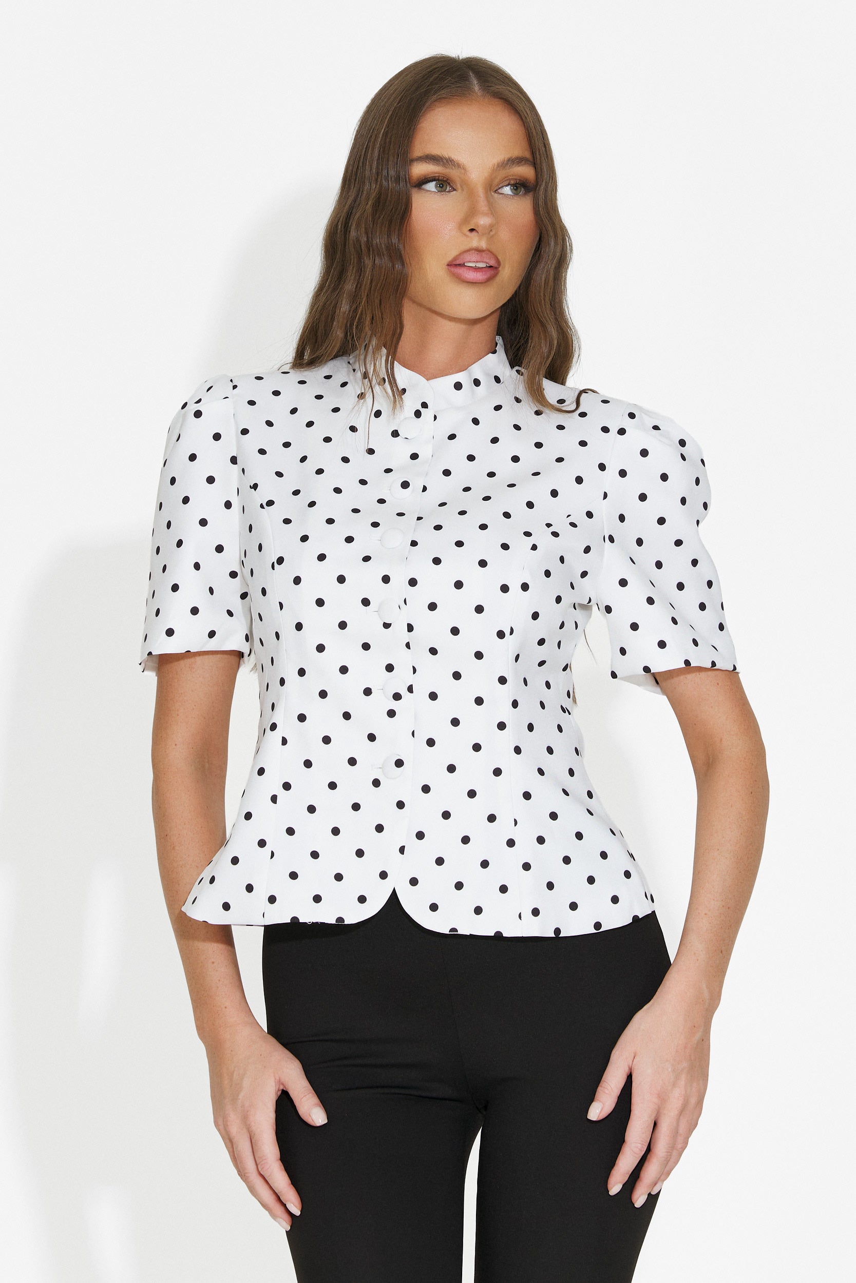 Chaqueta elegante blanca para mujer Jaylena Bogas
