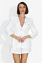 Eleganter weißer Verbana Bogas Damenblazer