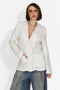 Élégant blazer beige Yarow Bogas pour femmes
