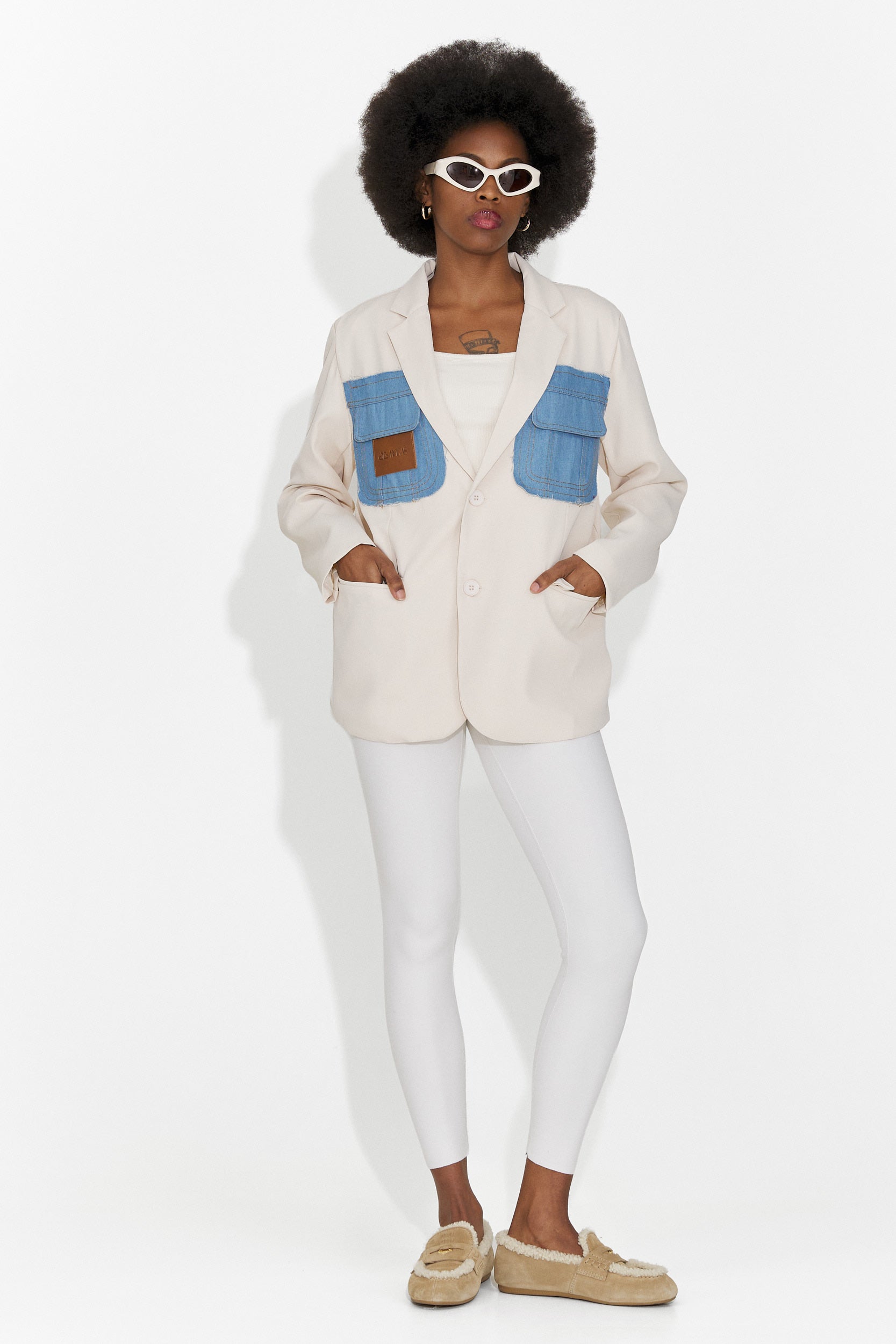 Elegant cream ladies jacket Graziela Bogas