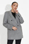 Elegant grå damkavaj Novelia Bogas