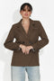 Elegant brown women's blazer Caleiaja Bogas