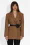 Elegant brown women's blazer Zoira Bogas