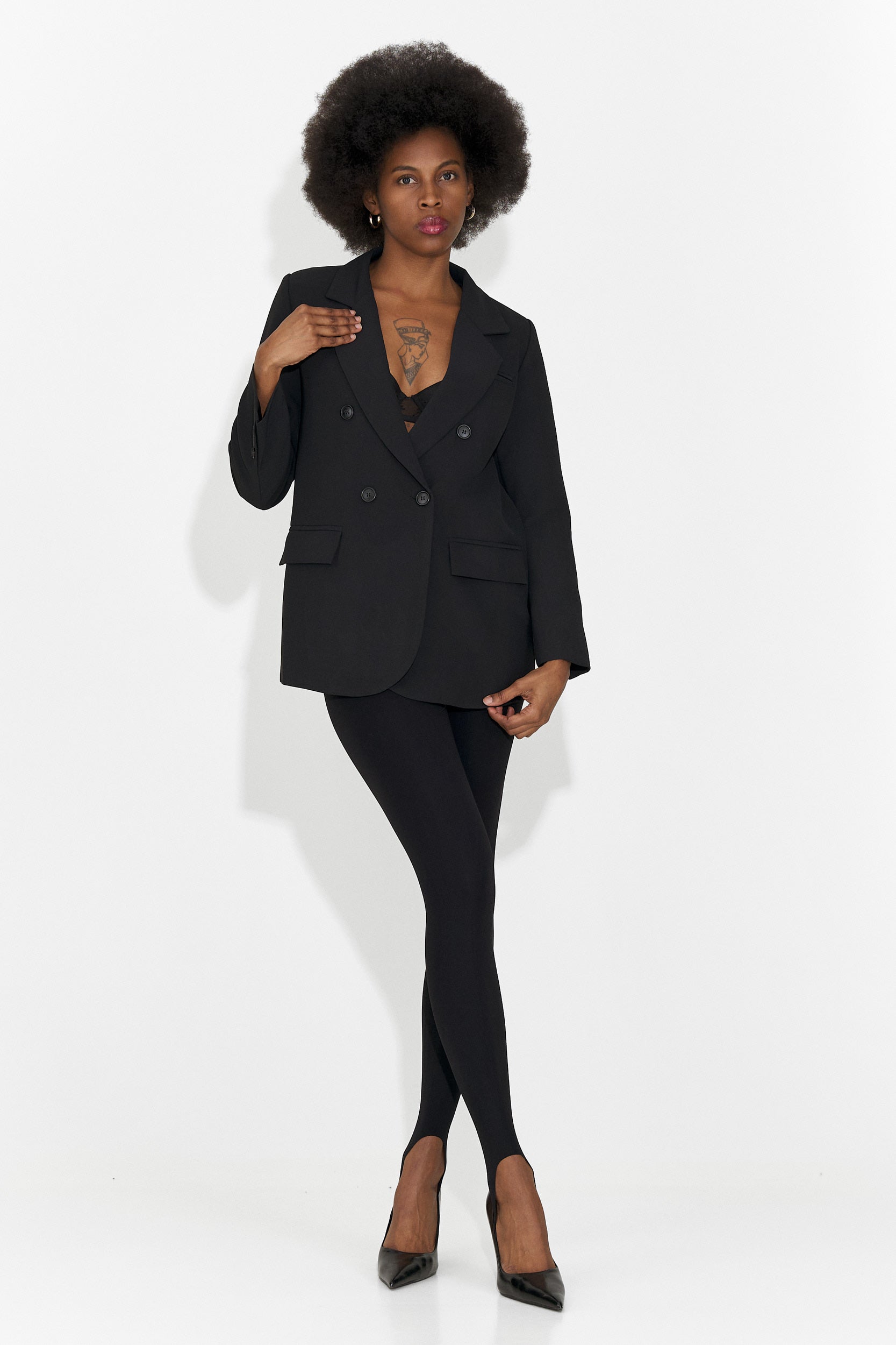 Andrea Bogas Eleganter schwarzer Damenblazer